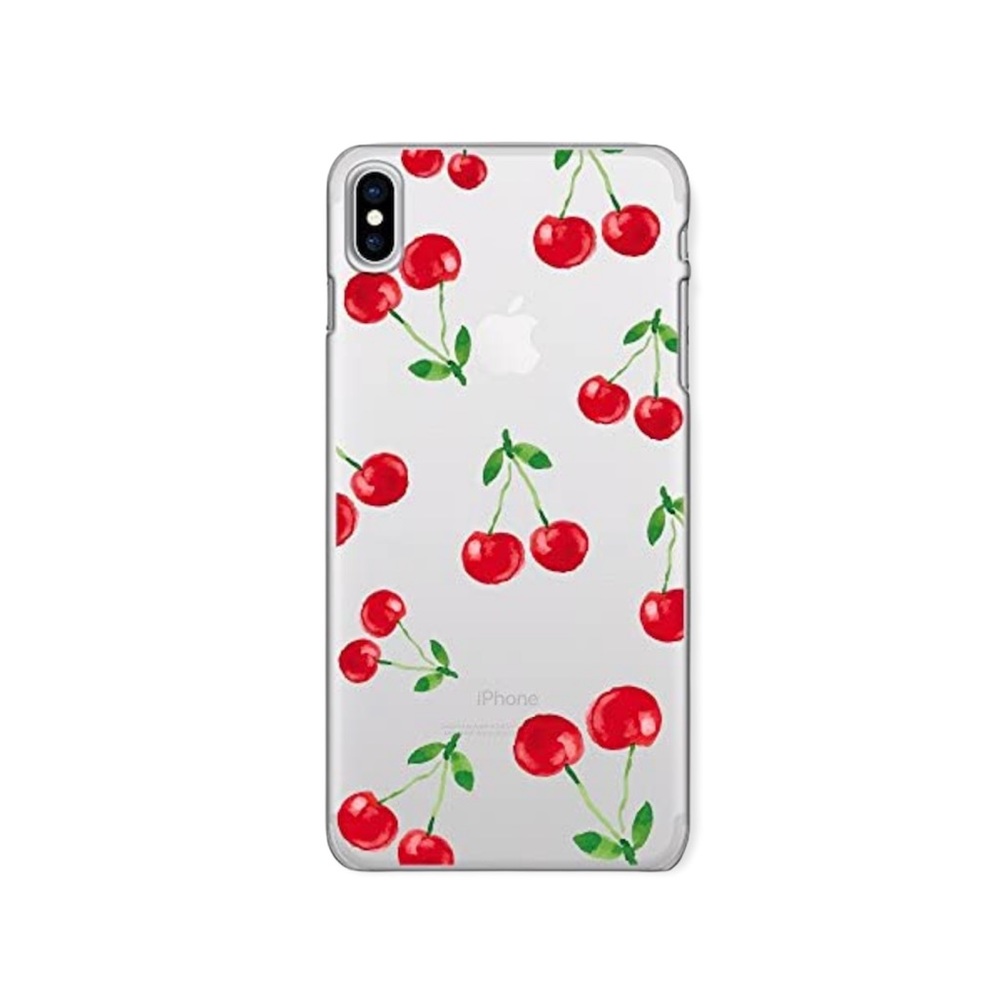 Lorraine Transparent Slim Cherry 🍒 Phone Case iPhone Xs/X with Screen Protector